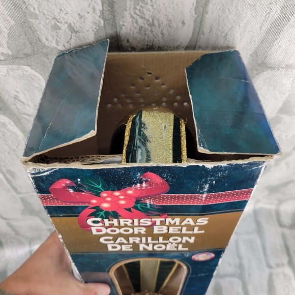 VTG 1997 Gemmy Industries Electronic CHRISTMAS Singing Doorbell Door Knocker 28” - Picture 8 of 11